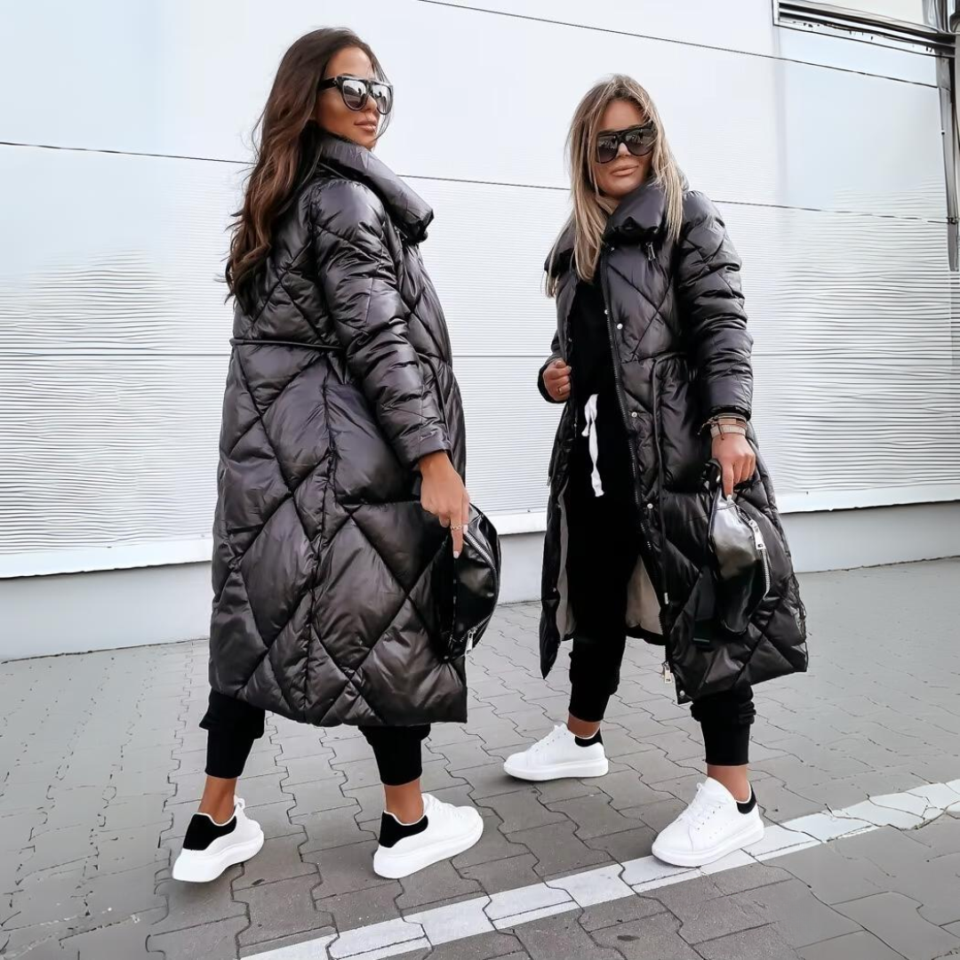 Thea | Lang bomuldsjakke